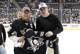 April 10, 2015 - Pittsburgh Penguins vs New York Islanders at the Consol Energy Center. New York won the game 3-1.