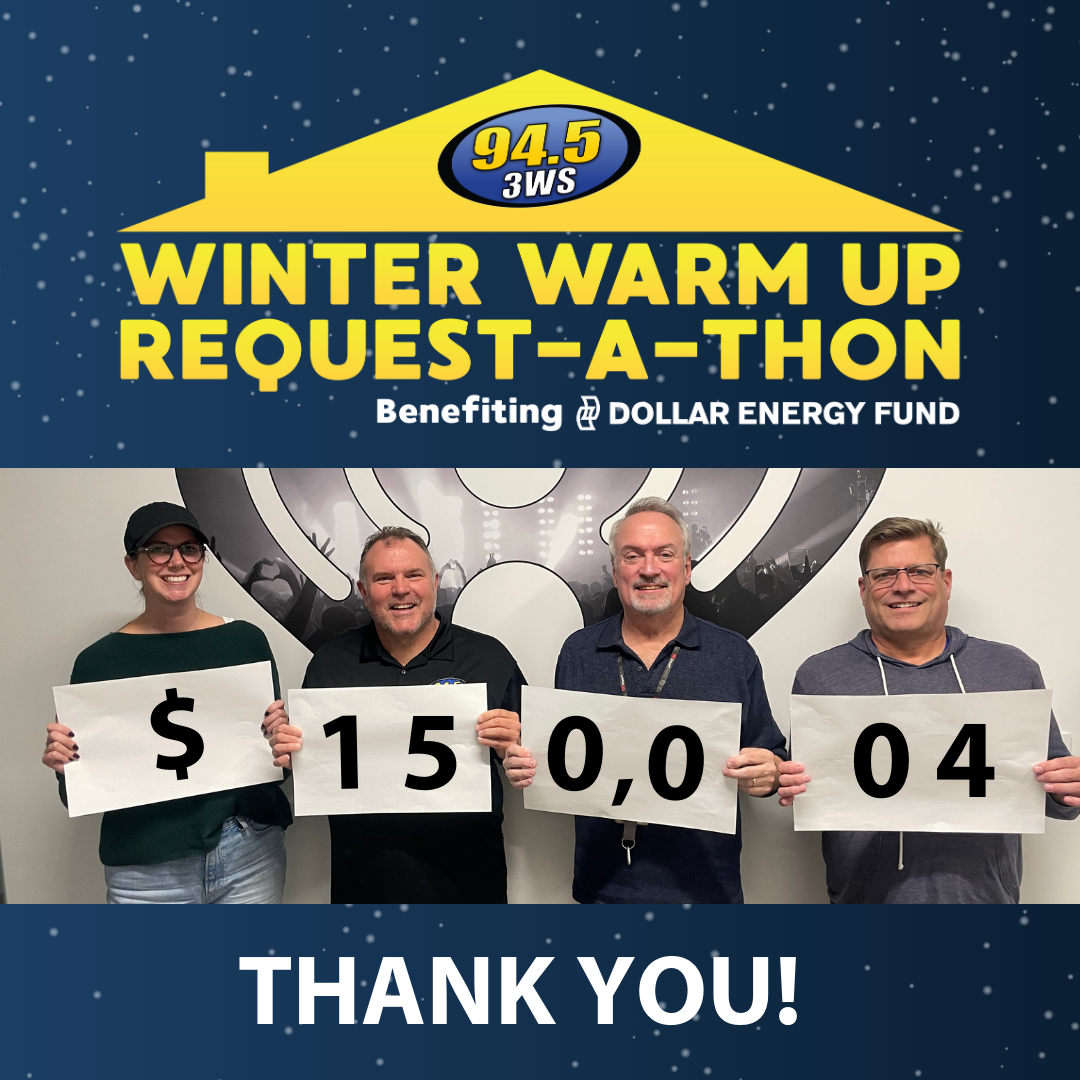 Winter Warm Up RequestAThon Raises 150,004 Dollar Energy Fund